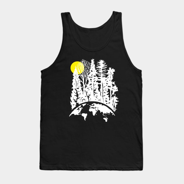 The World Needs Leaves Tank Top by AVEandLIA